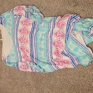 V neck dress